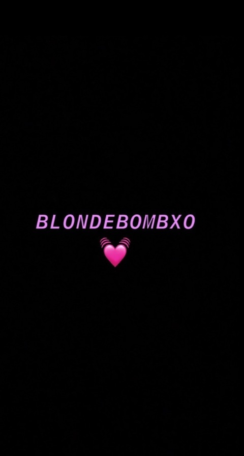 Video leaks blondbombxo