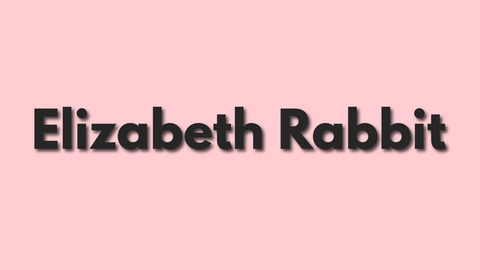Video leaks elizabethrabbit