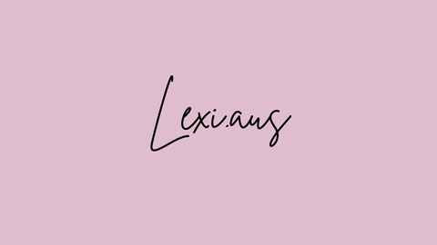 Video leaks lexi.aus