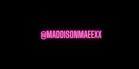 Video leaks maddisonmaeexx