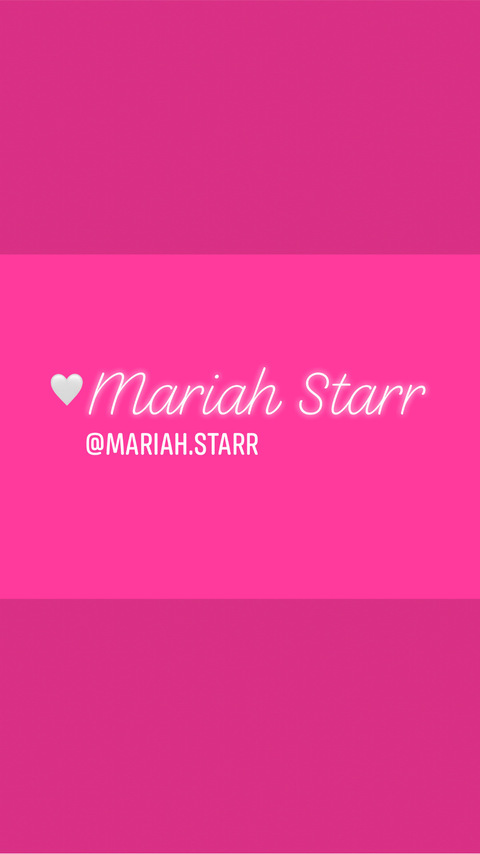 Video leaks mariah.starr
