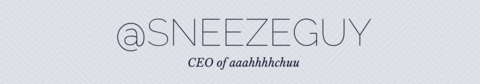 Video leaks sneezeguy
