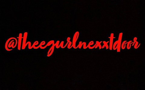 Video leaks theegurlnexxtdoor